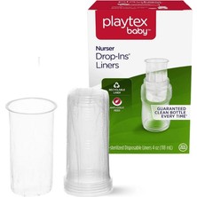 Playtex Baby™ Liners®  Yenidoğan Anti-Kolik Sterilize Tek Kullanımlık Nurser Biberon Torbalar, 50 Adet, 118 Ml, 0+ Ay