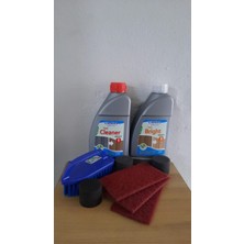 TAUSS MARİNE Teak Care Kıt / Ultra (2 x 1 Litre) 2 Aşamalı Konsantre Teak Bakım Seti