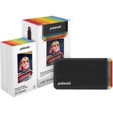 Polaroid Hi-Print 2×3 Beyaz Taşınabilir Bluetooth Foto Yazıcısı Everything Box ( 40'lı Film Dahil)