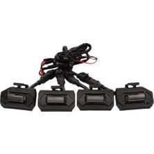 Toyota Tacoma Raptor Trd Için 4pcs LED Ön Izgara Işıkları, Sarı Işık (Yurt Dışından)