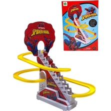 Dön Dolaş Spiderman Oyunu Merdivenden Çıkıp Kaydıraktan Kayan Sesli Işıklı