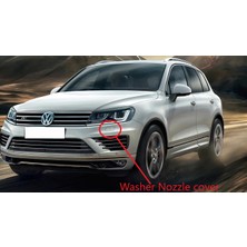 5D Design Vw Touareg R-Line 2017 Far Yıkayıcı Kapakları 2 Adet Set