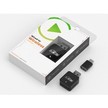 Mmb Mini 2in1 Android ve Apple Cihazlar Için Kablosuz Android Auto ve Carplay Adaptörü (Mb-Wjca-Mını)