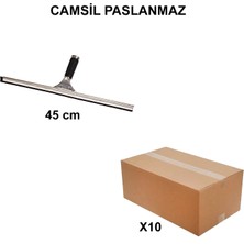 İzmir Fırça Ege ArgeToptan Camsil Paslanmaz 45 cm  10 Adet 005167