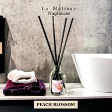 La Melisse Fragrances 3'lü Set , Yasemin Çiçeği, Şeftali Çiçeği, Lavanta Çiçeği Bambu Çubuklu Doğal Oda Kokusu Reed Diffuser 50 ml