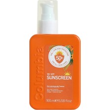 Columbia Beauty Columbia Spf 50 Leke Karşıtı Aydınlatıcı Etkili Yüksek Koruyucu Collagen Içeren Yüz Güneş Kremi 165 ml