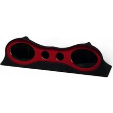 Ysn Tuning Universal Kırmızı Renkli Oval Kapaklı Pandizot 6x9 cm