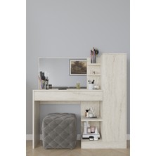 Aymobsan Orkide Makyaj Masası, 1 Çekmeceli, Dolaplı, Aynalı