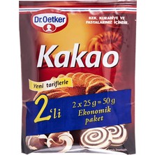 Dr.oetker Kakao 2X25 gr x 4 Adet