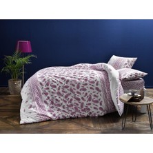 Taç Ranforce Tek Kişilik Nevresim Takımı Balin Mor