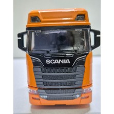 Hepsilazım Oyuncak Tır V8 R730 Taşıyıcı Scania Çekici Kupa S-770 Model Diecast 12 cm Maket Koleksiyon