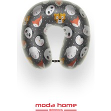 Moda Home Bedding 2li Visco Seyahat yastığı Animal