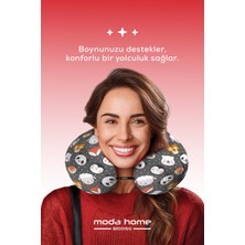 Moda Home Bedding 2li Visco Seyahat yastığı Animal