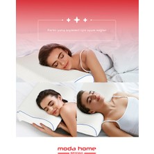 Moda Home Bedding Visco Yastık Destekli Ortopedik Yastık Visco Boyun Yastığı