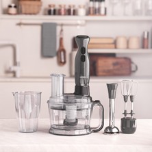 Karaca Mutfak Robotu 2000 W 6 Fonksiyon 1500 ml Geniş Hazne Turbo Mikser Blender Doğrayıcı  + Yüzmasajcihazı