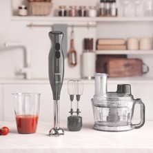 Karaca Mutfak Robotu 2000 W 6 Fonksiyon 1500 ml Geniş Hazne Turbo Mikser Blender Doğrayıcı  + Yüzmasajcihazı