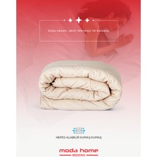 Moda Home Bedding Welsoft Kapuçino Yorgan Seti Çift Kişilik (2Adet Silikon Yastık ve Kılıfları Hediye)