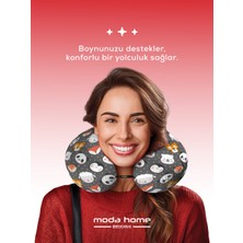 Moda Home Bedding Visco Seyahat yastığı  Animal