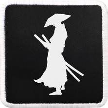 V1 Samuray - 12SB Kod Logolu Unisex Siyah-Beyaz Bench (Patch)