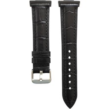 FirstModel Huawei Watch Fit 3,4,4 Pro Uyumlu Hakiki Deri Kordon Siyahi