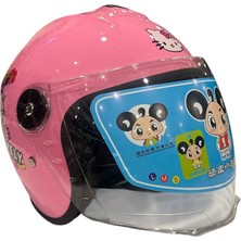 Kask Hello Kitty Desenli Pembe Çocuk Kaskı