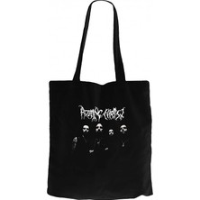 Z zepplin Rotting Christ Grup Siyah Kanvas Bez Çanta
