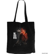 Z zepplin The Last Of Us Fire Siyah Kanvas Bez Çanta