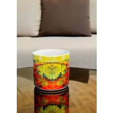 Vincent Van Gogh "the Red Vineyard (Kırmızı Üzüm Bağı" Baskılı T Kulplu Beyaz Porselen 200 ml Kupa