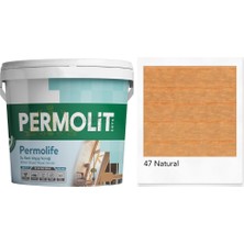 Permolit Permolife Su Bazlı Parlak Ahşap Vernik - Natural - 2.5 Lt.