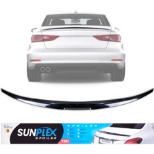 Mega Oto Market Piano Black Enjeksiyon Kalıp Bagaj Spoiler Citroen Berlingo 2018-2021 ile Uyumlu