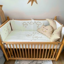 Kista Baby Bebek Uyku Seti Nevresim Takımı 70x130 Cloudy Krem