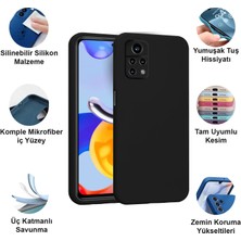 CepStok Xiaomi Redmi Note 11 Pro Kılıf Lansman Premium Silinebilir Silikon