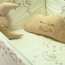 Kista Baby Bebek Uyku Seti Nevresim Takımı 80x140 Cloudy Krem