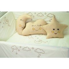 Kista Baby Bebek Uyku Seti Nevresim Takımı 80x140 Cloudy Krem