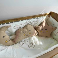Kista Baby Bebek Uyku Seti Nevresim Takımı 80x140 Cloudy Krem