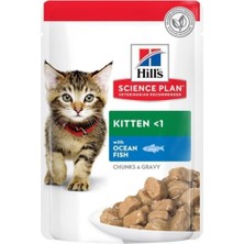 Hill's Kitten Balıklı Yavru Kedi Yaş Mama 85 gr 12 Adet