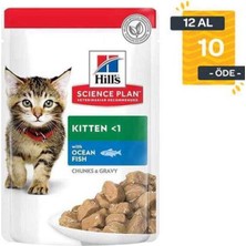 Hill's Kitten Balıklı Yavru Kedi Yaş Mama 85 gr 12 Adet