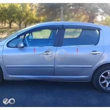 Ebal Oto Peugeot 307 Krom Cam Çıtası 4 Prç. 2000 Üzeri P. Çelik