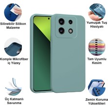 CepStok Xiaomi Redmi Note 13 Pro 5g Kılıf Lansman Premium Silinebilir Silikon