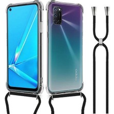Piyasa Sepeti Oppo A72 Askılı İpli Şeffaf Tank Kılıf