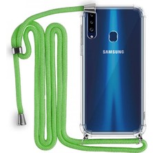 Piyasa Sepeti Samsung Galaxy A20S Boyun Askılı Şeffaf Tank Kılıf