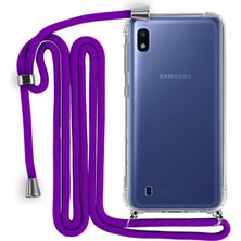 Piyasa Sepeti Samsung Galaxy A10 Boyun Askılı Şeffaf Tank Kılıf