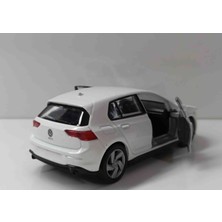 Welly Dianomi Welly 1:32 Ölçek Volkswagen Golf 8 Gti Çek Bırak Metal Araba