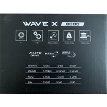 Okuma Wave X-8000 3+1bb Surf Olta Makinesi