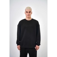 Tonrise Erkek Basic Bisiklet Yaka Oversize Sweatshirt