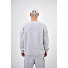 Tonrise Erkek Basic Bisiklet Yaka Oversize Sweatshirt
