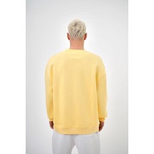 Tonrise Erkek Basic Bisiklet Yaka Oversize Sweatshirt