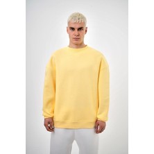 Tonrise Erkek Basic Bisiklet Yaka Oversize Sweatshirt