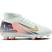 Nike Jr Superfly 10 Club Mds Fg/mg Çocuk Krampon Dar Kalıp Erkek Çocuk İçin Hafif ve Rahat