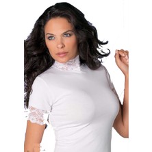 Şahinler Bayan Dantelli Yarım Kollu Atlet B628